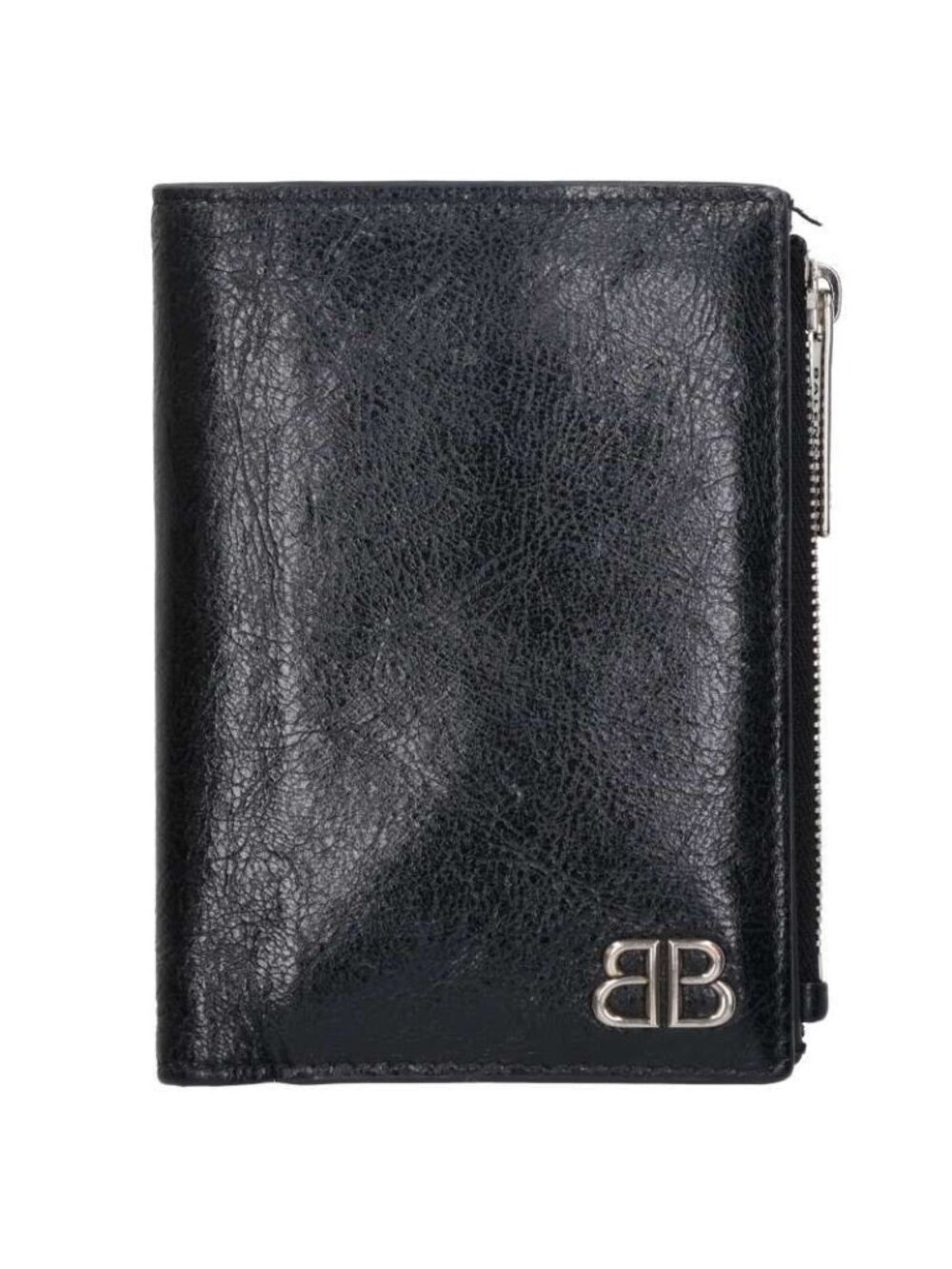Balenciaga Monaco Leather Compact Bifold Wallet